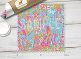 Lilly Inspired  Pattern Adhesive Vinyl L096